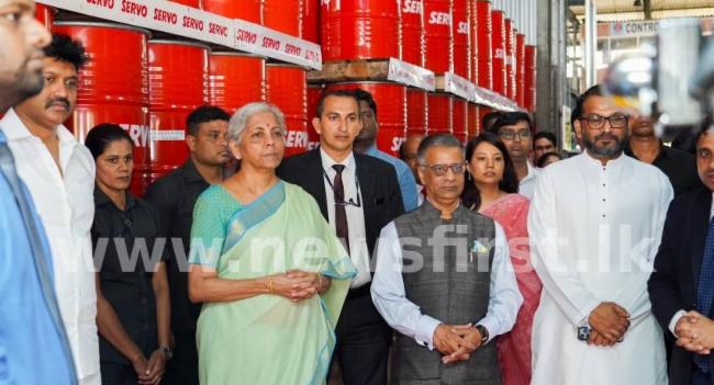 Indian FM commissions Oil Tanks in Trinco